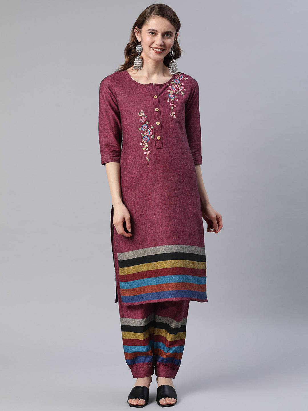 Beautiful c-cut Kurta with Afgani pant /Harem pant. | Kurti designs party  wear, Indian designer wear, Saree dress